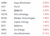 美股异动丨加密货币概念股普涨，MicroStrategy涨超1%