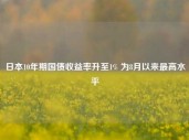 日本10年期国债收益率升至1% 为8月以来最高水平