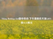 Viking Holdings Ltd盘中异动 下午盘股价大涨5.02%报43.33美元