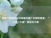 钢铁行业如何应对减量发展？中钢协姜维：“三定三不要”要坚持不懈