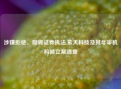 涉嫌拒绝、阻碍证券执法,紫天科技及其年审机构被立案调查