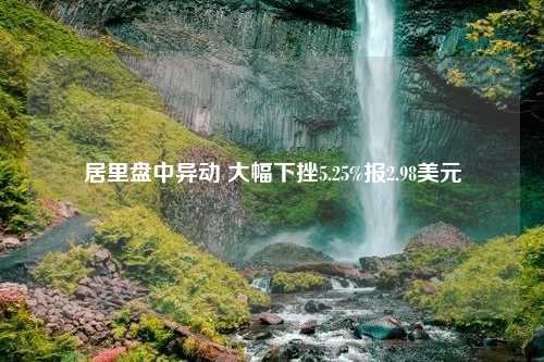 居里盘中异动 大幅下挫5.25%报2.98美元